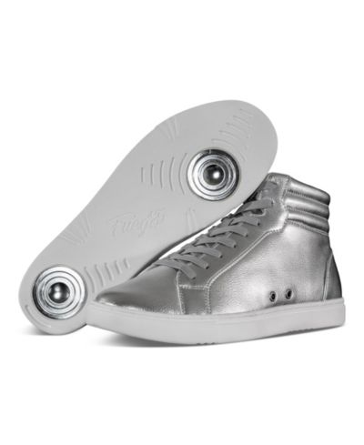 Women's Silver High-top Sneaker