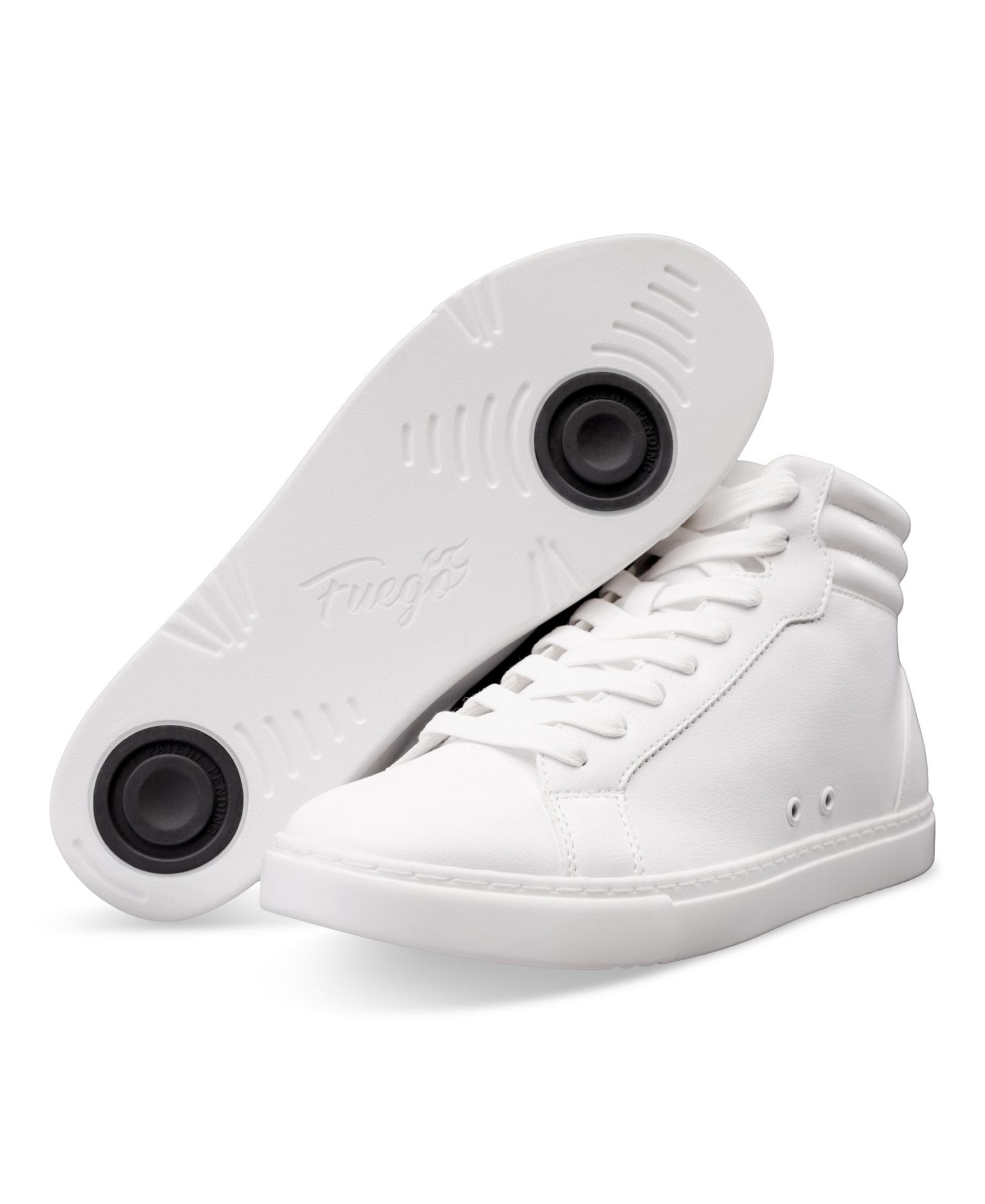 Women's White High-top Sneaker