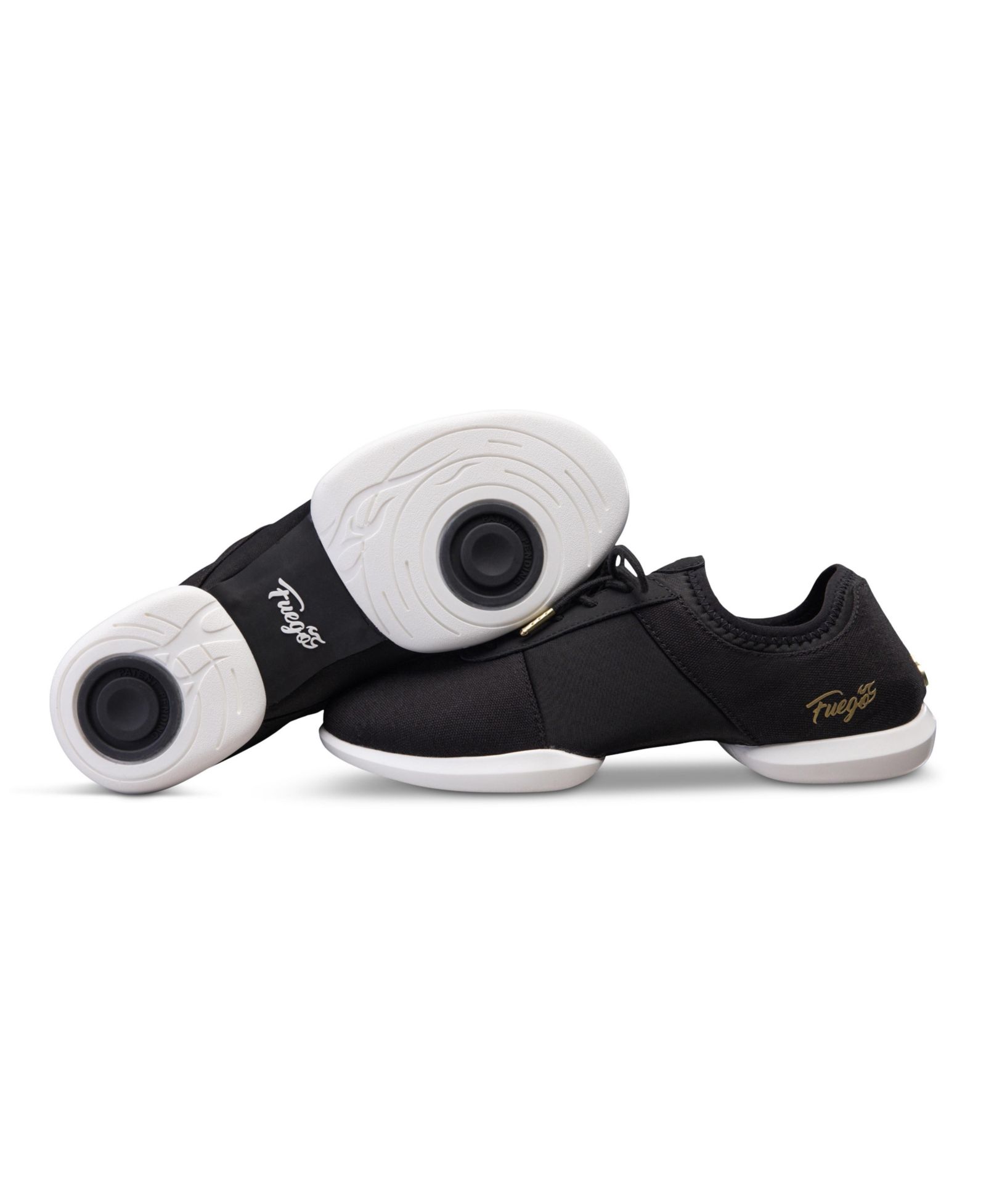 Women's Black Split-sole Sneaker