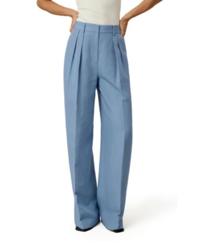 LILYSILK Women's Linen Wide Leg Pant