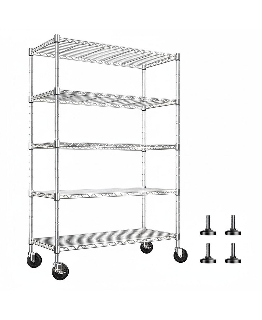 Металлический стеллаж YIGII Heavy Duty 5 Tier регулируемый
