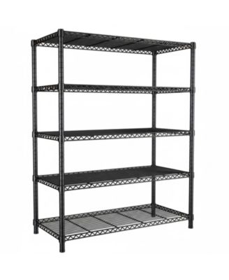 Металлический стеллаж YIGII 1200LBS Heavy Duty 5 Tier Adjustable
