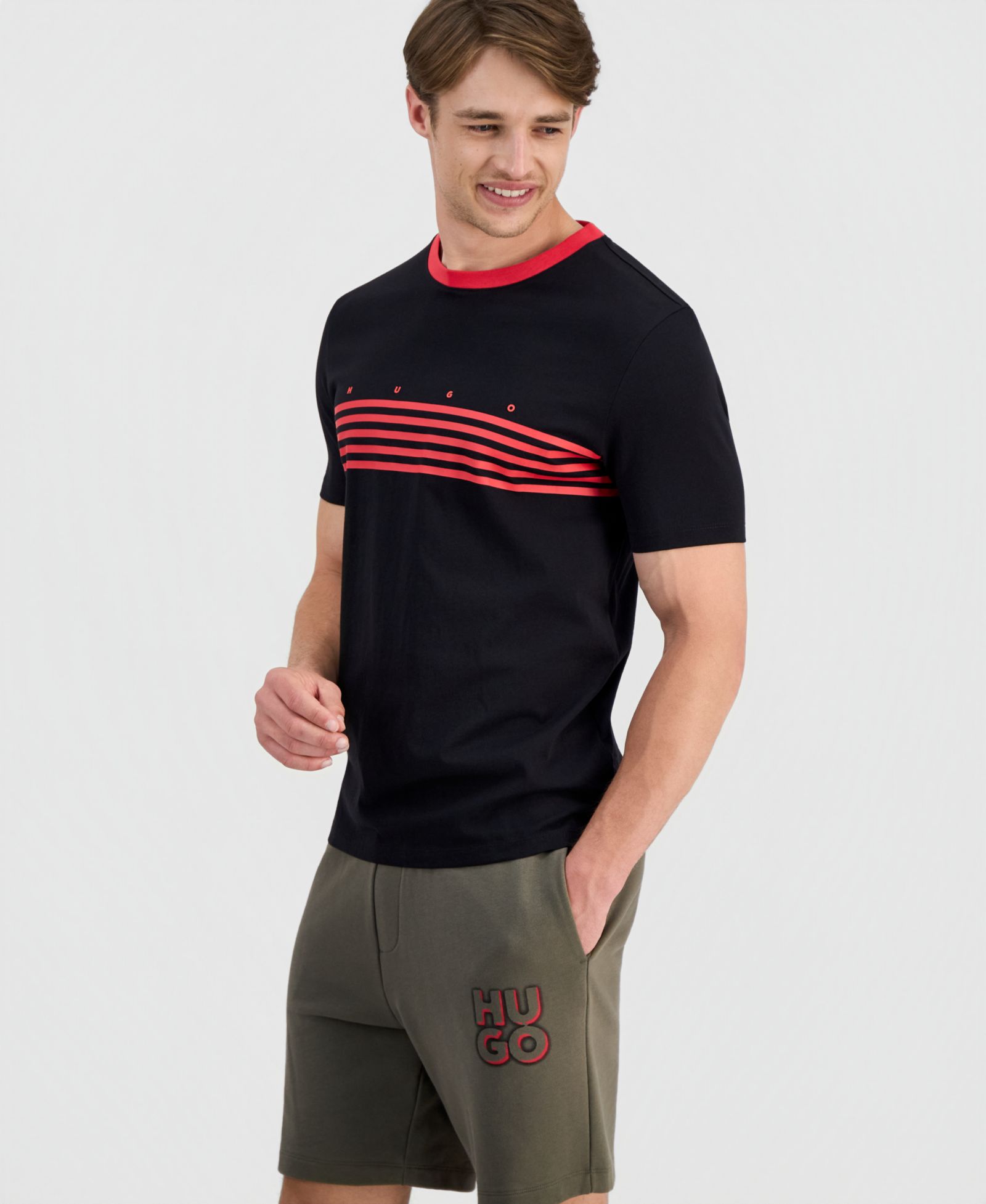 HUGO by Hugo Boss Men's Dempsy Striped T-Shirt