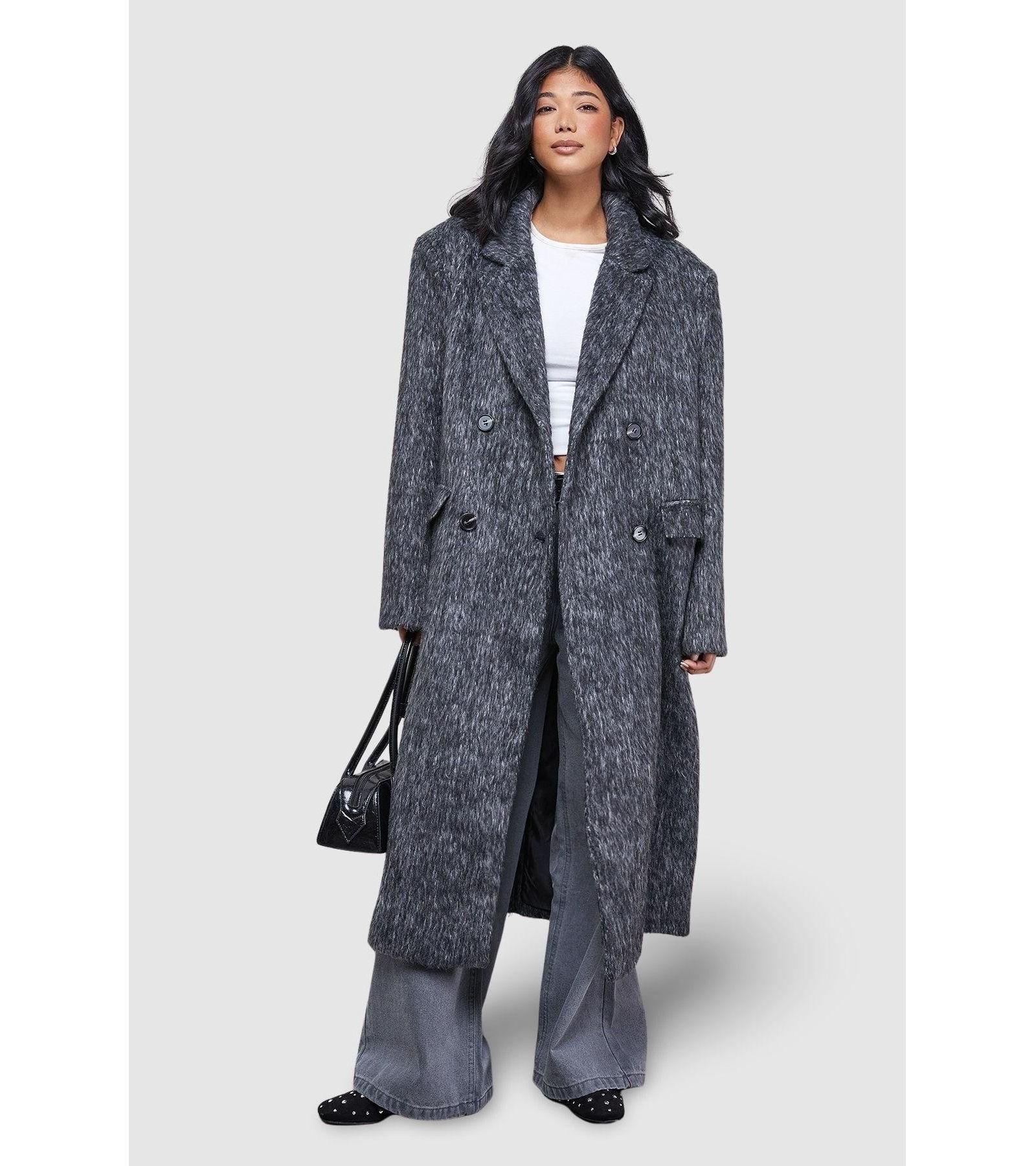 Warehouse Women's Structured Shoulder Coat