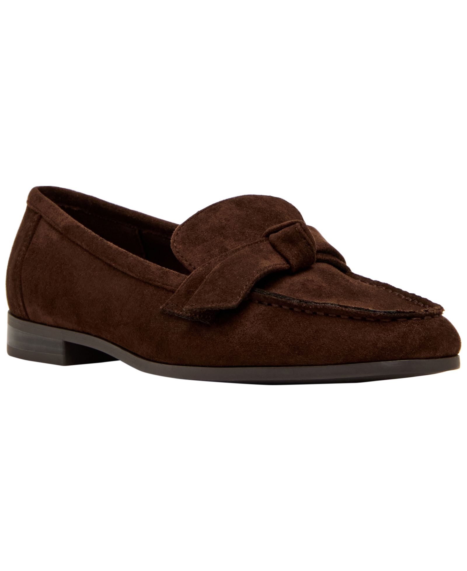 Anne Klein Women's Bowie Round Toe Suede Loafers