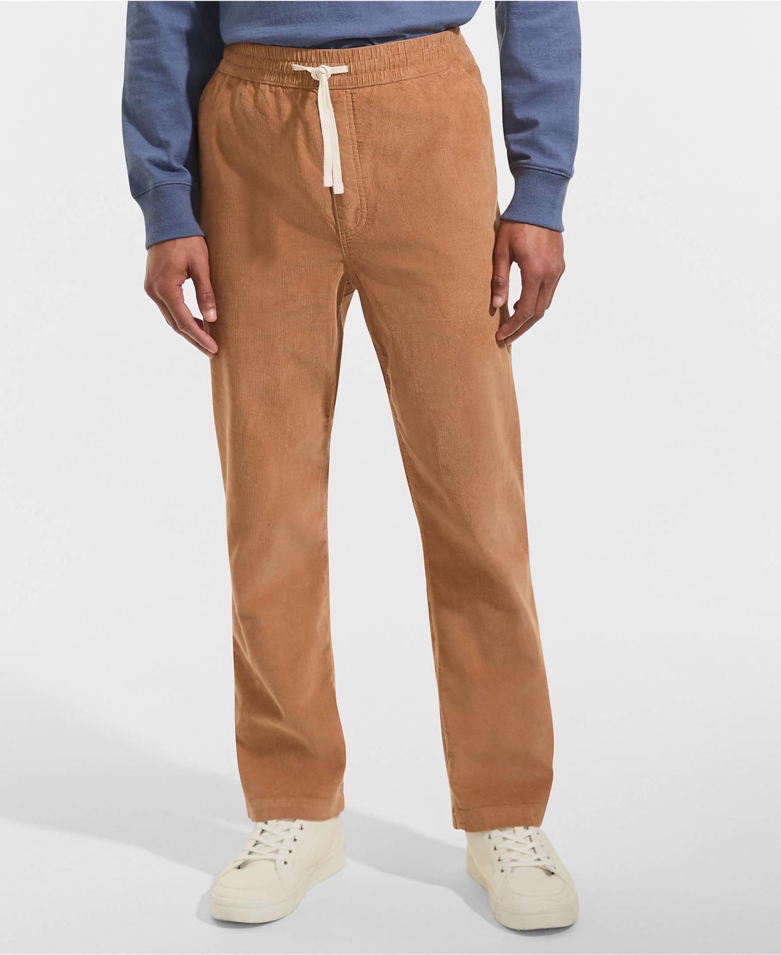 Lands' End Men's Coastal Corduroy Pull On Deck Pant