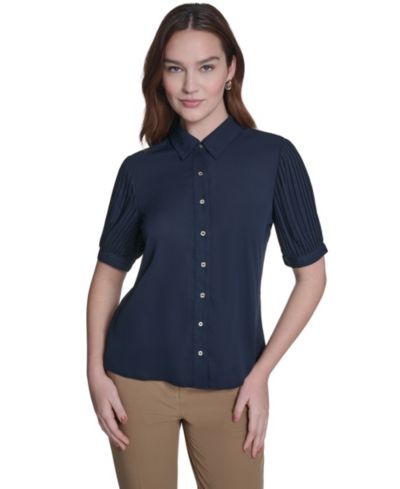 Tommy Hilfiger Women's Collared Top