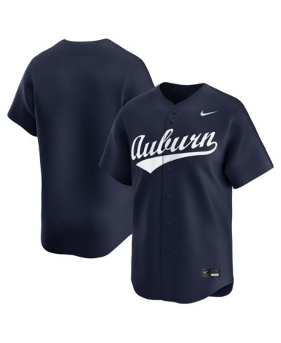 Мужская бейсбольная джерси Nike Auburn Tigers Alternate Limited темно-синего цвета
