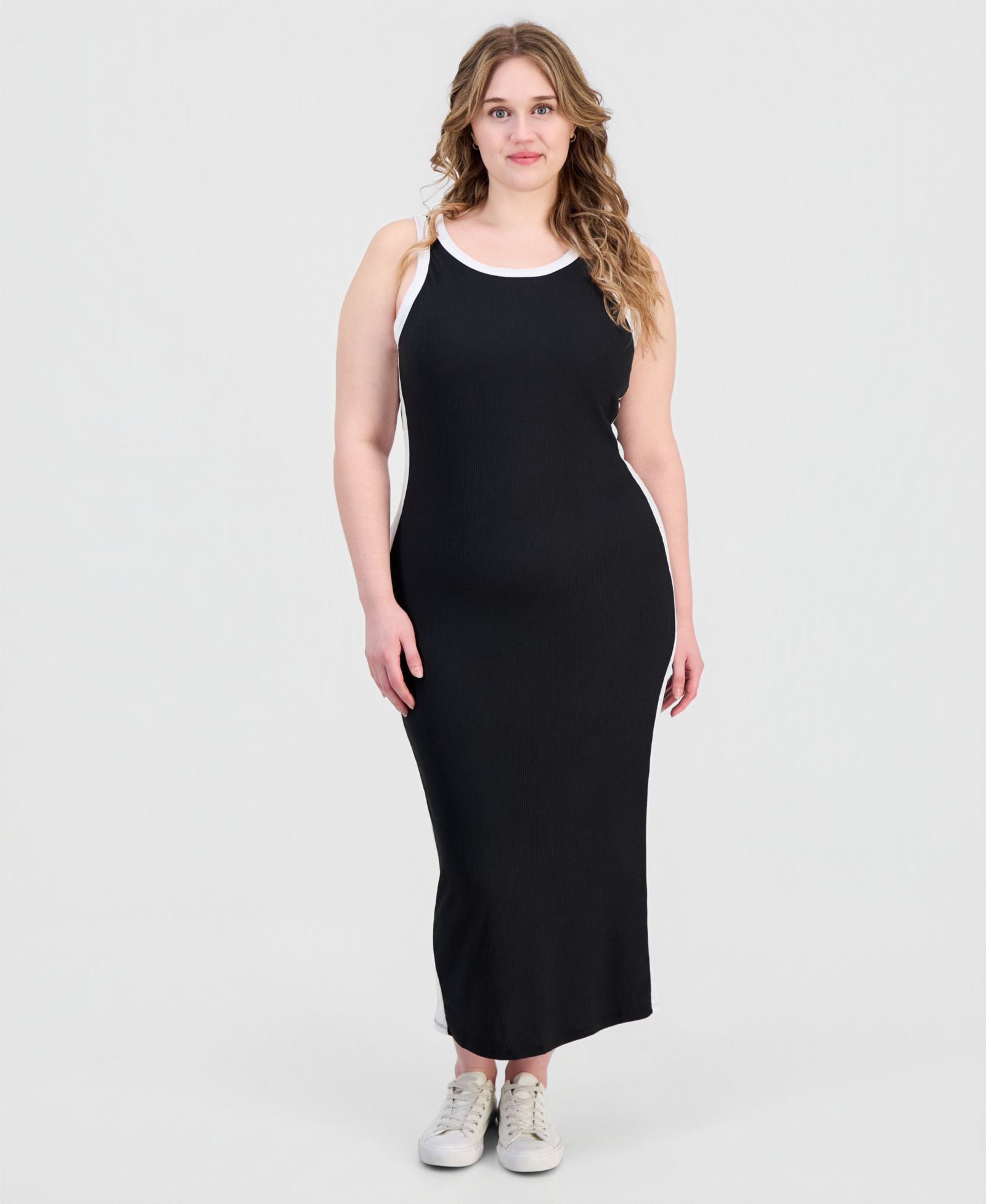 Derek Heart Платье макси Bodycon Plus Size