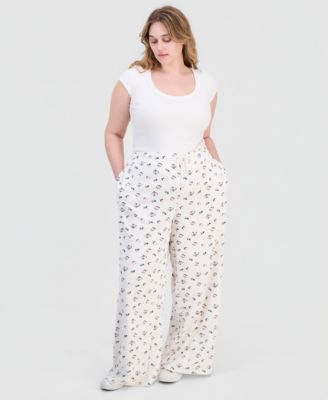 Женские широкие спортивные брюки Rebel Veil Trendy Plus Size с завязками