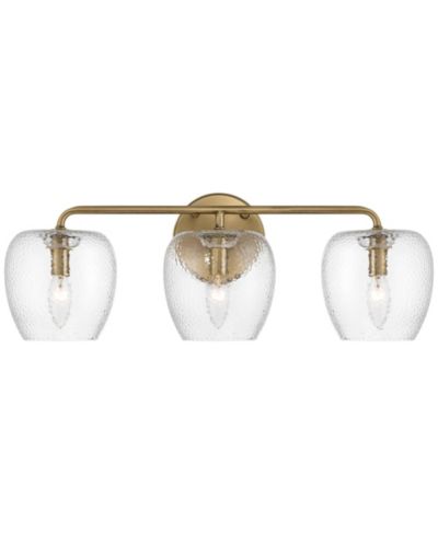 Настенный светильник Possini Euro Design Mabel 22 3/4"W, Aged Brass, Glass, 3-Light