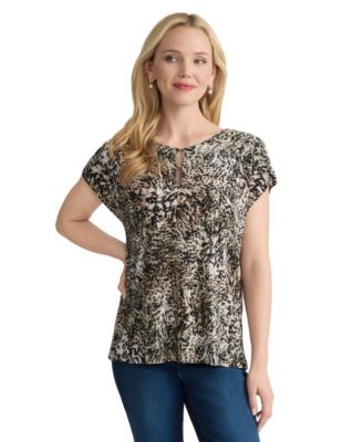 Женский топ Jones New York Boat Neck Extended Shoulder