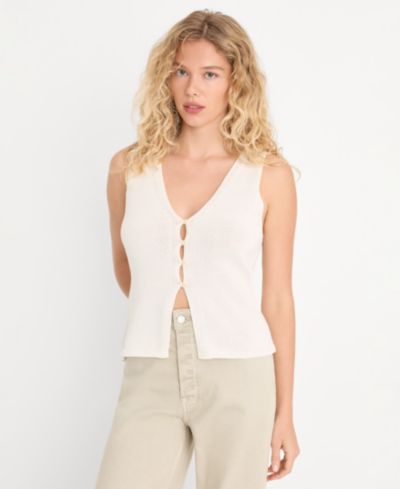 Женский топ Good American V-Neck Sleeveless Vest