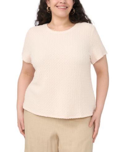 Vince Camuto Plus Size Футболка с круглым вырезом