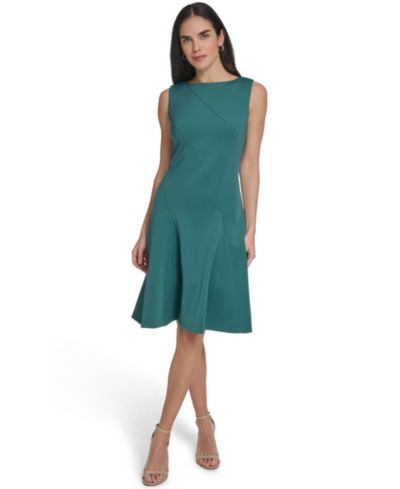 Платье Calvin Klein Petite с акцентом на талии, Fit & Flare