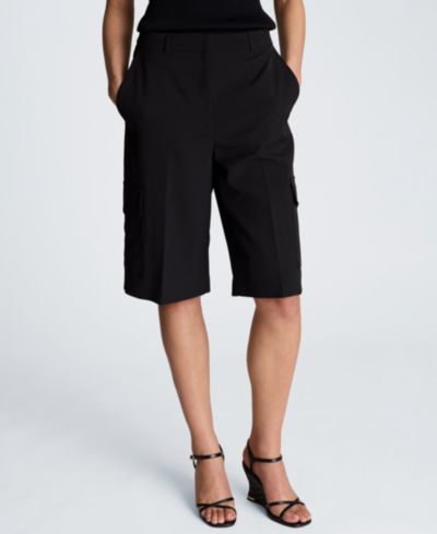 Шорты Kenneth Cole Women's High-Rise Wide-Leg Cargo