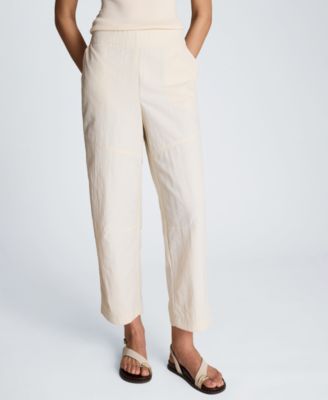 Kenneth Cole Women's Mid-Rise Barrel Leg Pants