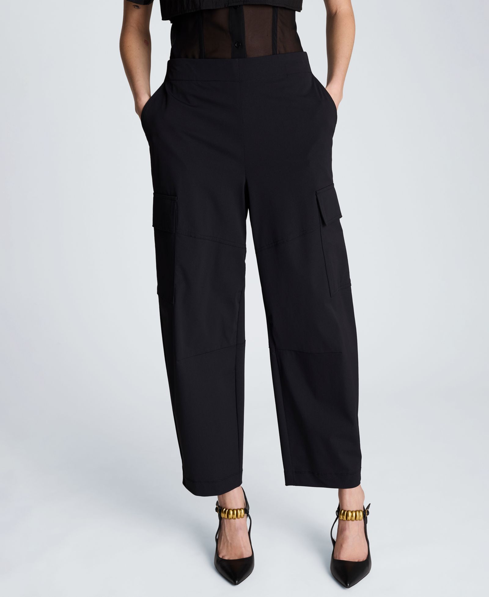 Женские брюки карго Kenneth Cole Barrel Leg
