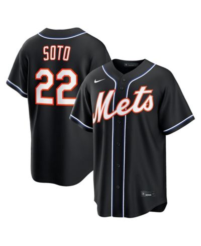 Nike Мужская джерси Juan Soto Black New York Mets 2026 Replica Fashion
