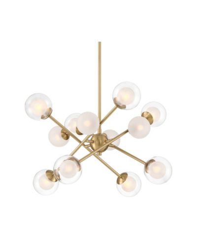 Possini Euro Design Davis Gold Sputnik Chandelier современная LED люстра для столовой