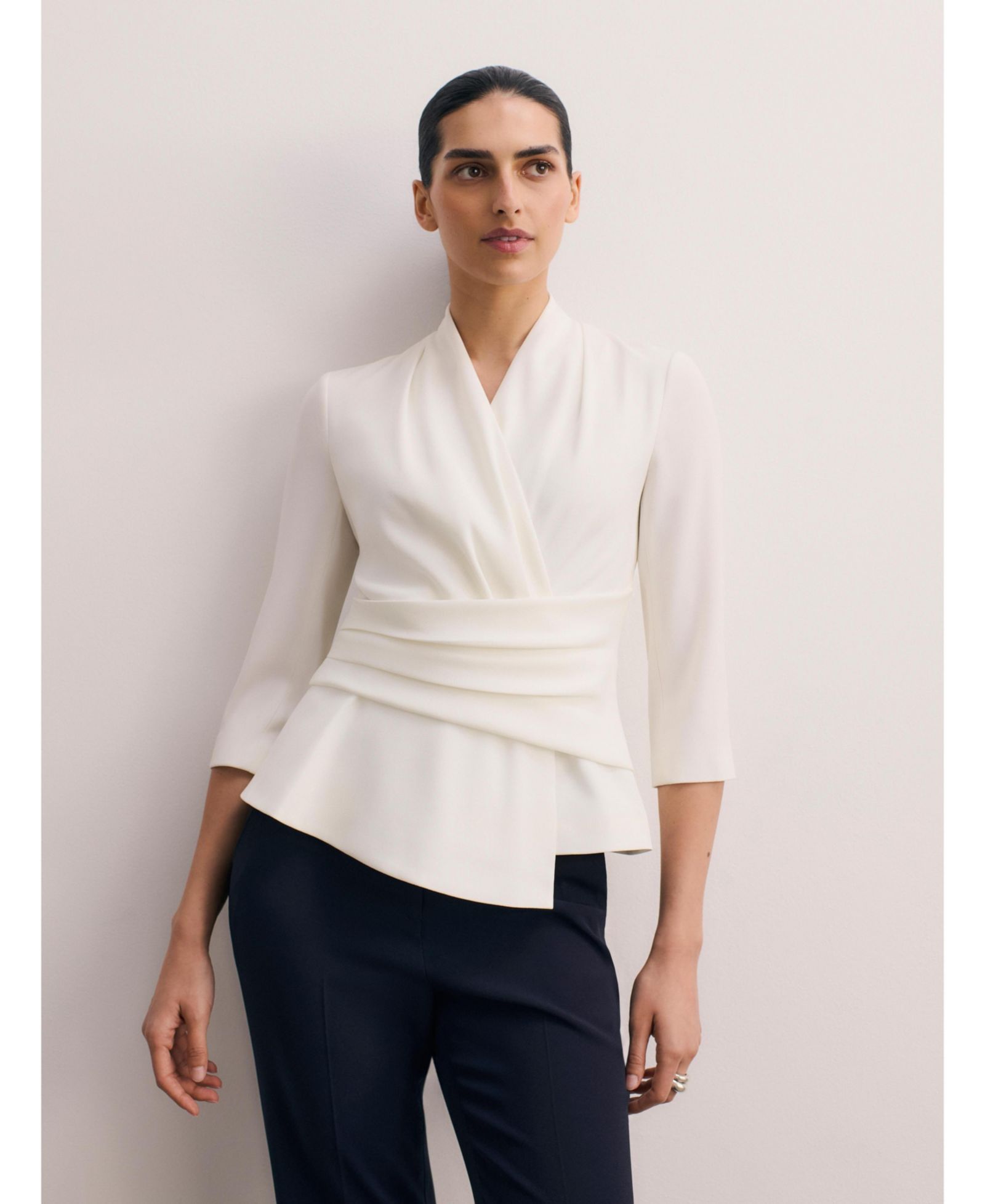 The Fold Women's Belleville Clever Crepe Top