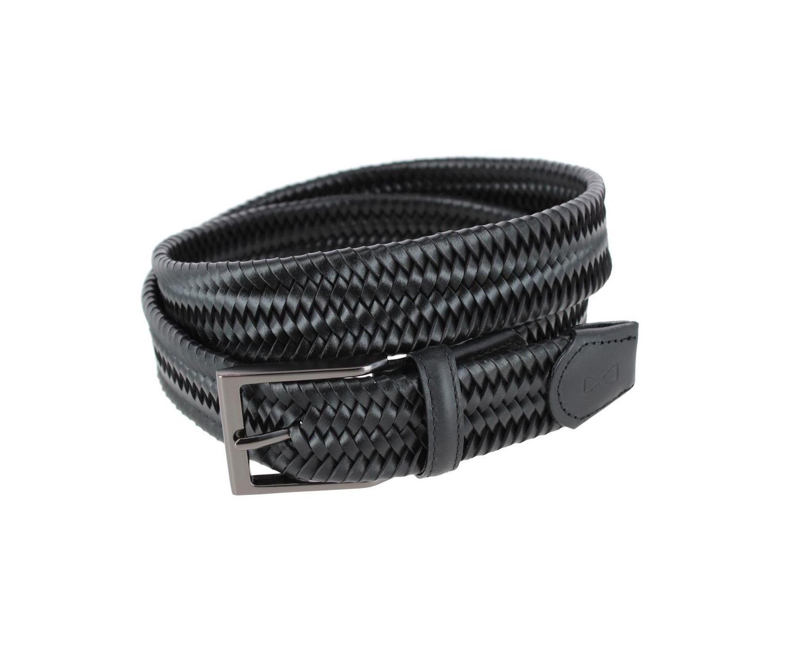 TRAFALGAR Men's Andres Classic Leather Stretch Dress Belt