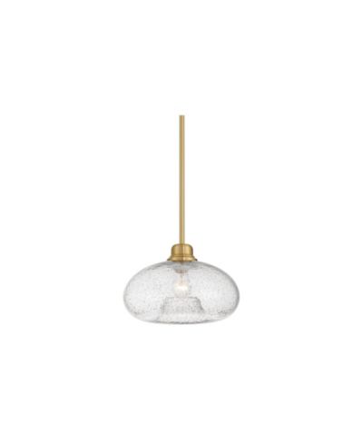 Possini Euro Design  Vacquer  Soft Gold Seeded Glass Mini Pendant Light