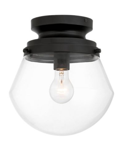 Потолочный светильник Possini Euro Design Cato Wide Flush Small Schoolhouse