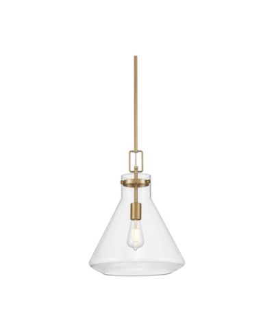 Possini Euro Design  Tanit  Wide Aged Brass and Glass Pendant Light