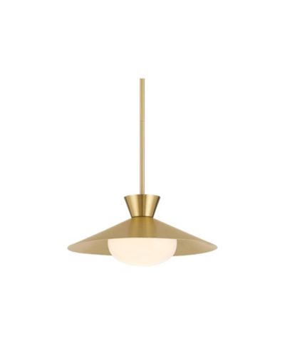 Possini Euro Design  Scherer  Antique Brass Pendant Light