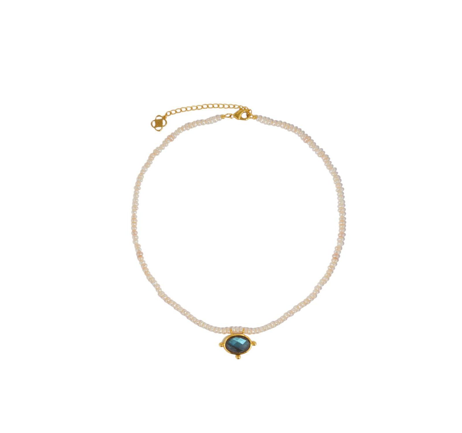 Ожерелье Ottoman Hands Sorel Pearl and Labradorite Beaded