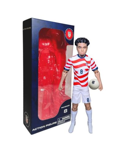Banbo Toys Weston McKennie USMNT 8" Articulated Collectible Action Figure, Ages 14+