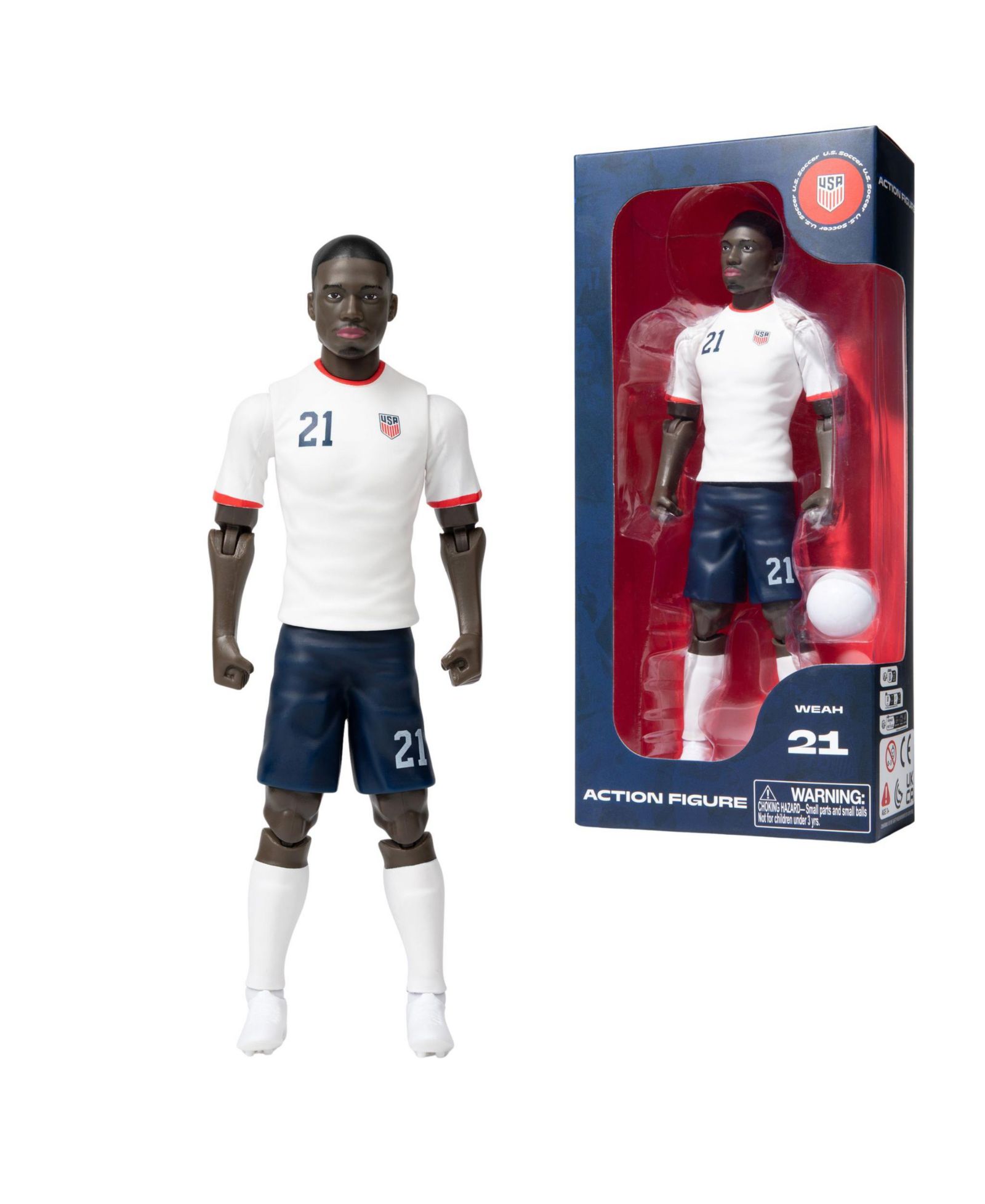 Суставная фигурка Tim Weah USMNT 8" от Banbo Toys, для детей от 14 лет