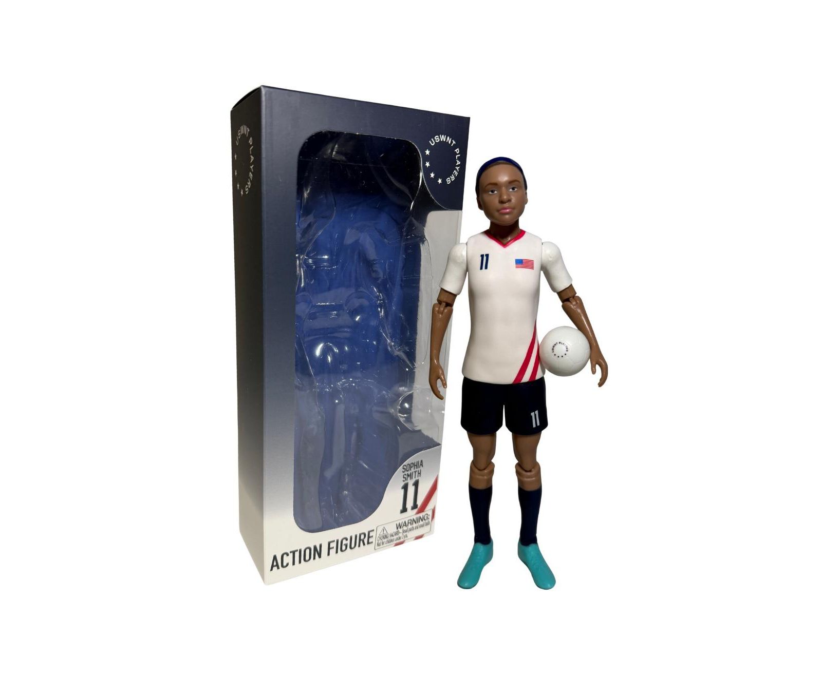 Banbo Toys Sophia Smith USWNT 8" артикулированная фигурка футболиста, набор из 2 шт., возраст 14+
