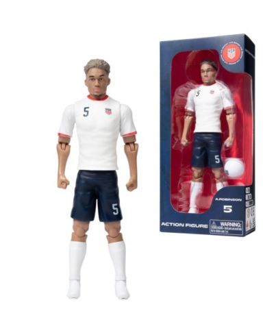 Banbo Toys Antonee Robinson USMNT 8" Articulated 10-Point 2-Piece Action Figure, Ages 14+