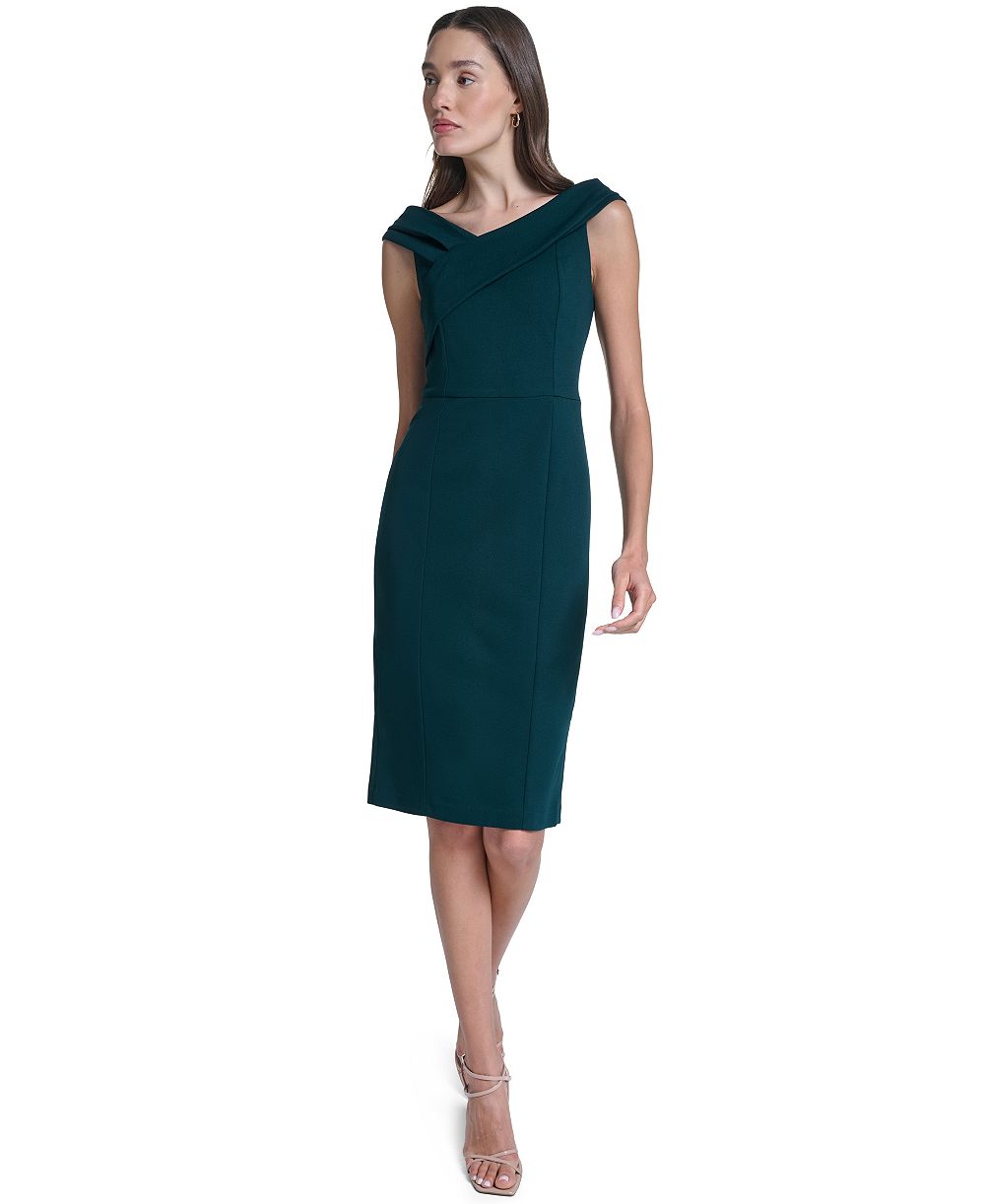 Женское платье Calvin Klein Women's X Front Off-the-Shoulder Sheath