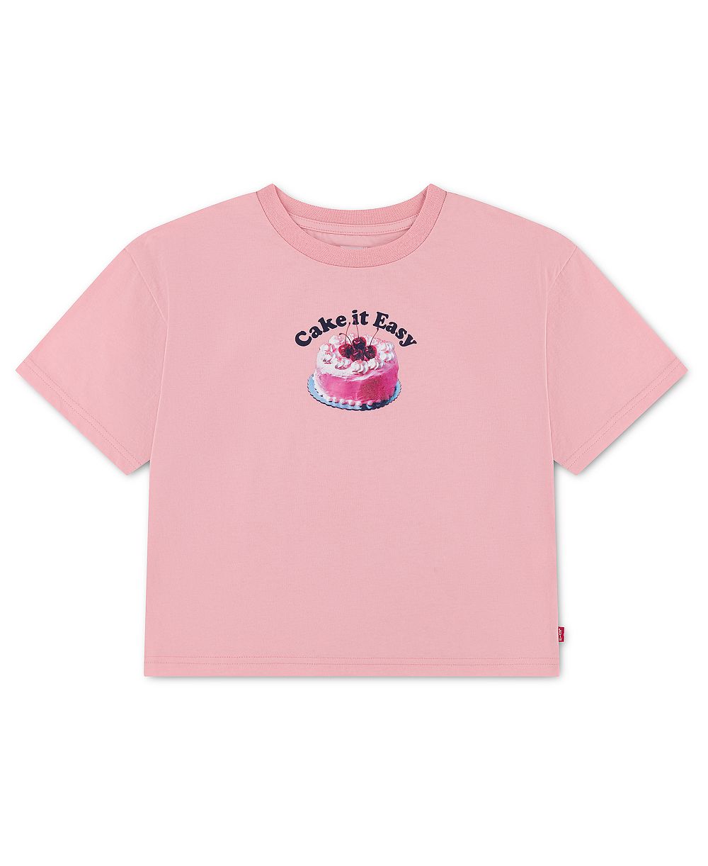 Детская футболка Levi's Cake Boxy Crewneck