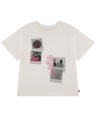 Levi's Детская футболка Polaroid Oversized с коротким рукавом
