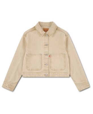 Детская джинсовая куртка Levi's Trucker с заклепками, для девочек 7-16 лет