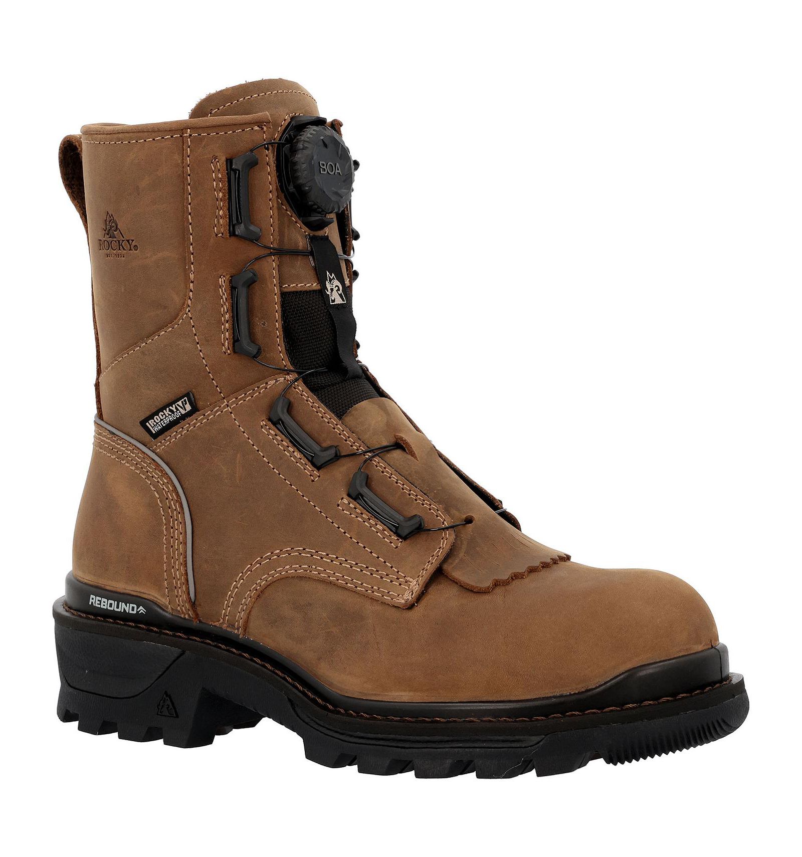 Мужские рабочие ботинки ROCKY Rams Horn Composite Toe Logger