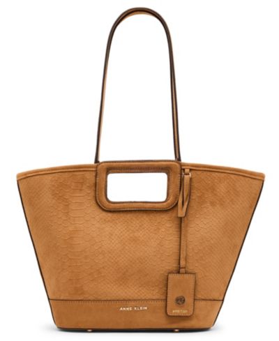 Anne Klein Маленькая сумка-тоут из искусственной замши с прорезными ручками