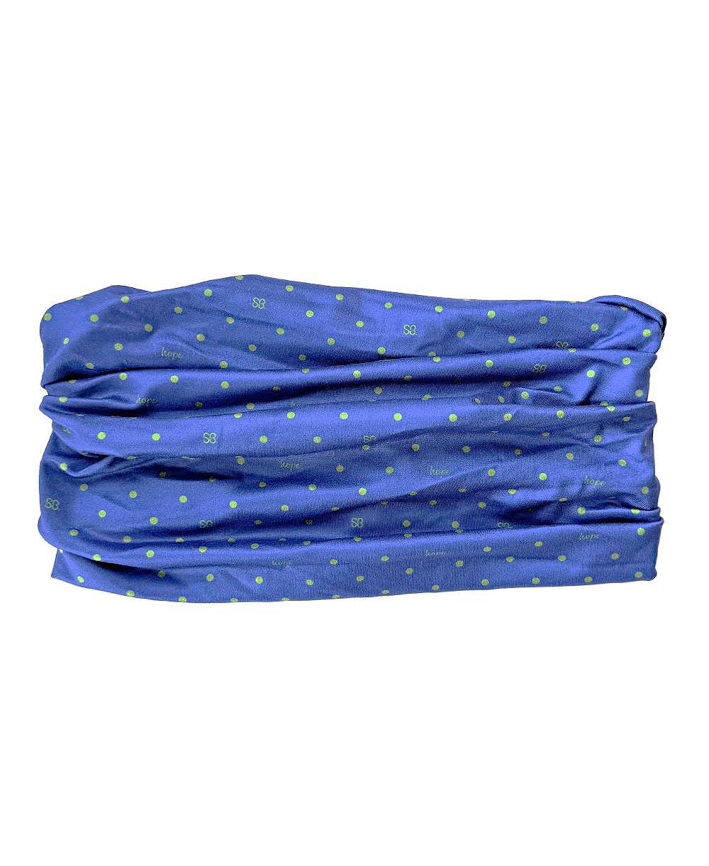 Женский тюрбан Headbands of Hope Limited Edition Luxe Tube - St. Baldrick's Blue Polka Dot