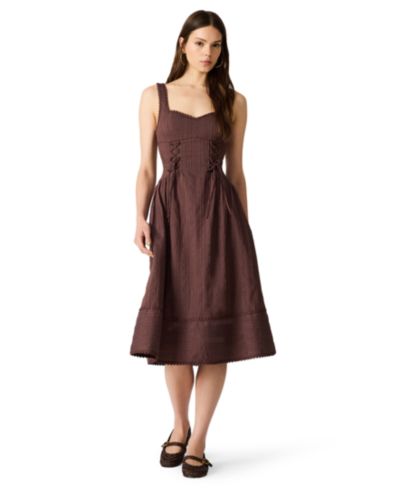 Steve Madden Corseted Sundress with Sweetheart Neckline