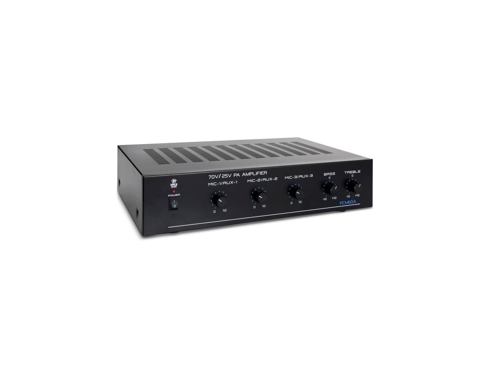 Bluetooth усилитель мощности Pyle 100W с переключателем On/Off и LED индикатором PCM60A - 25V/70V Output