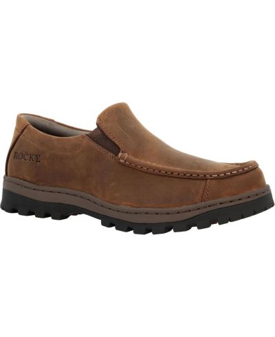 ROCKY Men's Outback LTE Moc Toe Loafer Outdoor Shoe