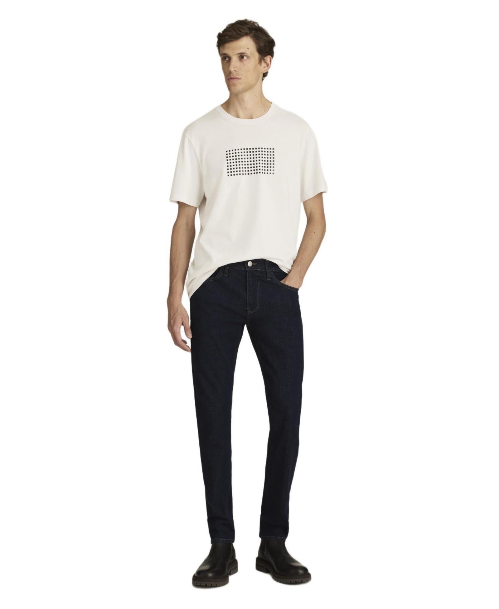 Mavi Jeans Men's Jake Slim Leg In Rinse Feather Denim