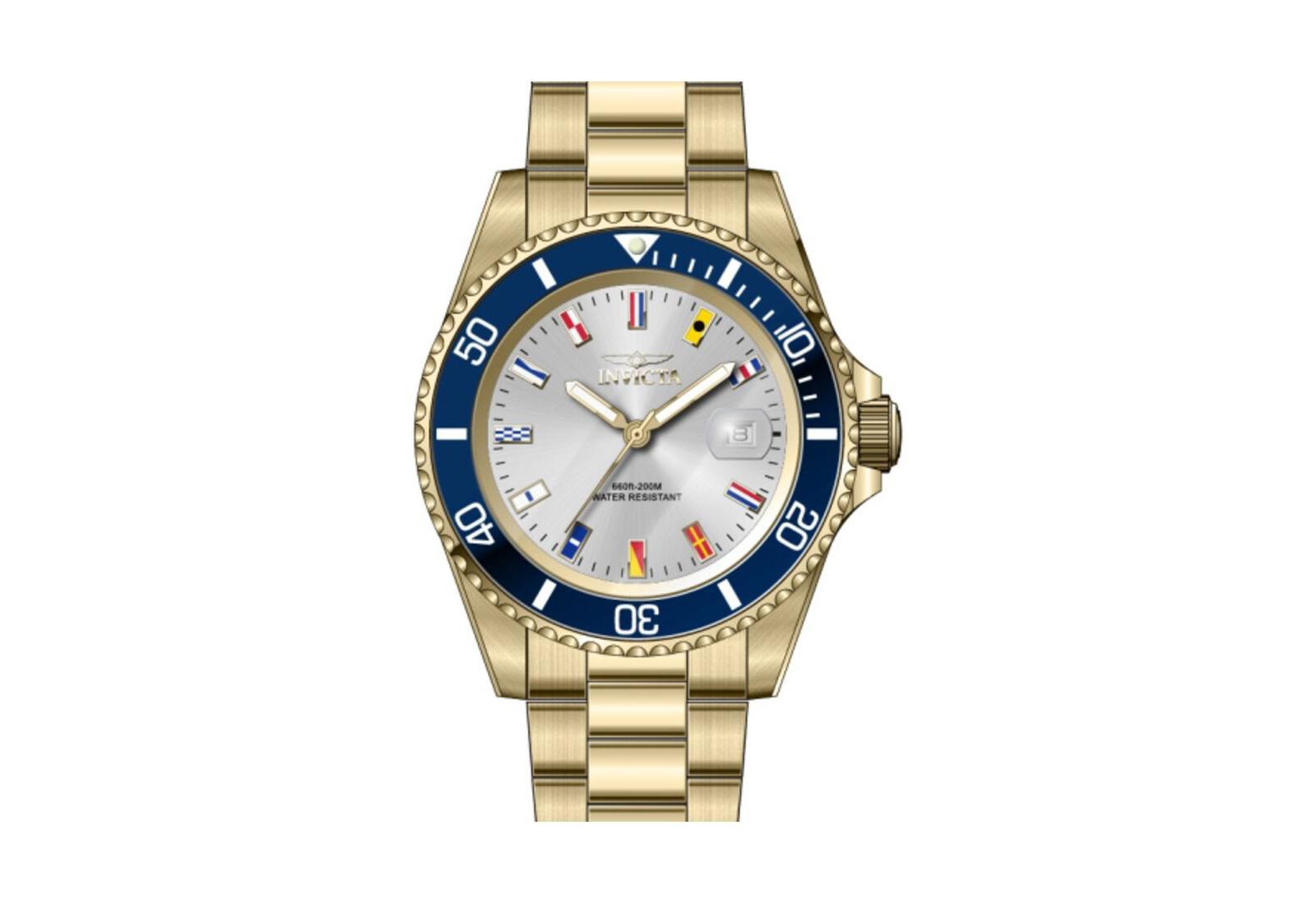 Мужские часы Invicta Pro Diver Quartz 3 Hand Dial