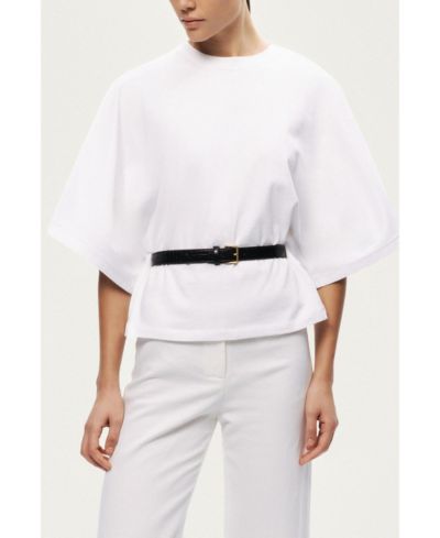NOCTURNE Women's Belted Oversized T-Shirt
