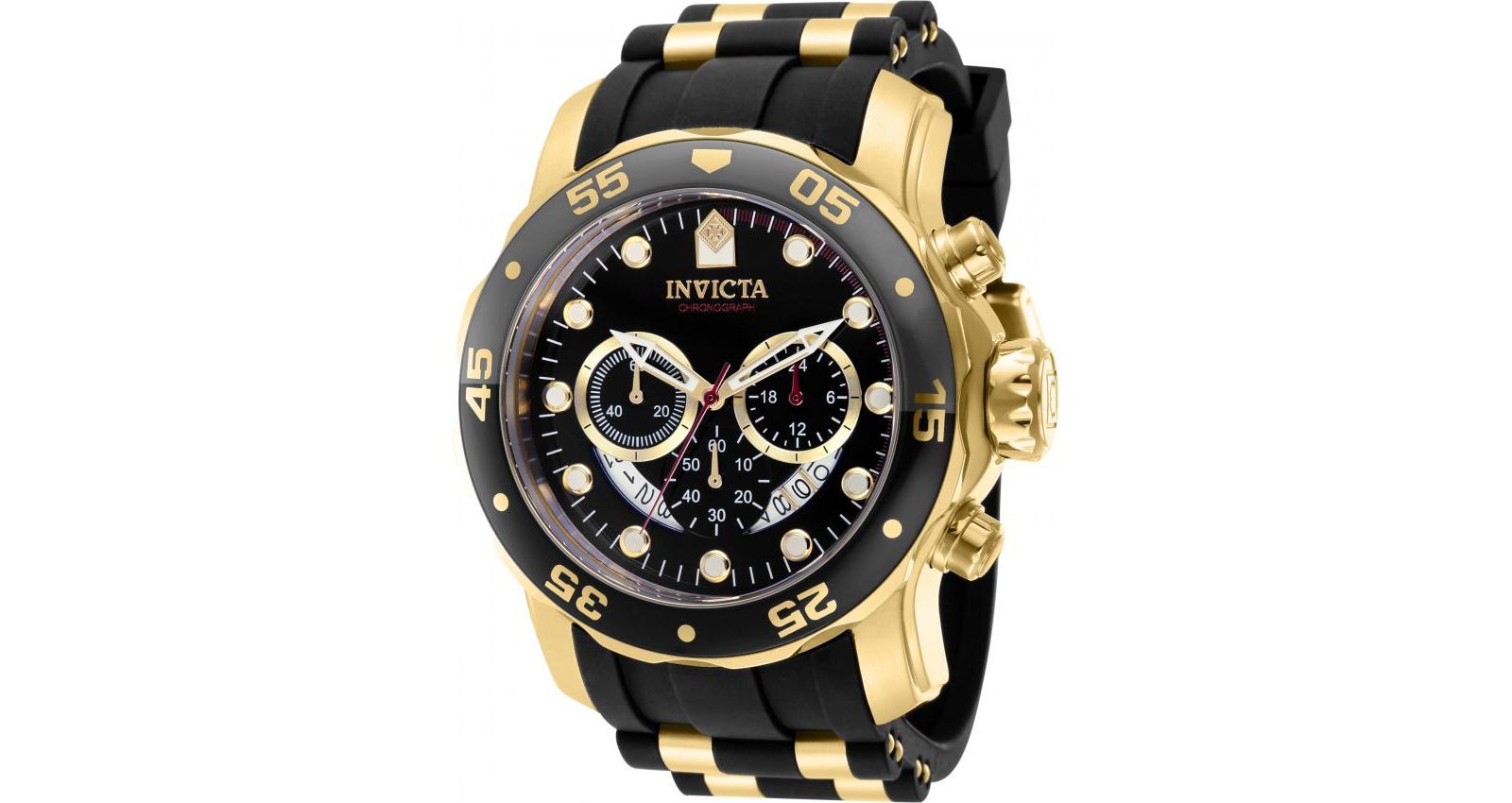 invicta Men's 37228 Pro Diver Quartz Chronograph Dial Watch
