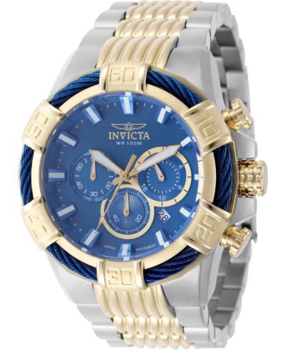 Мужские часы Invicta 49903 Bolt Quartz VD53 с латунным циферблатом